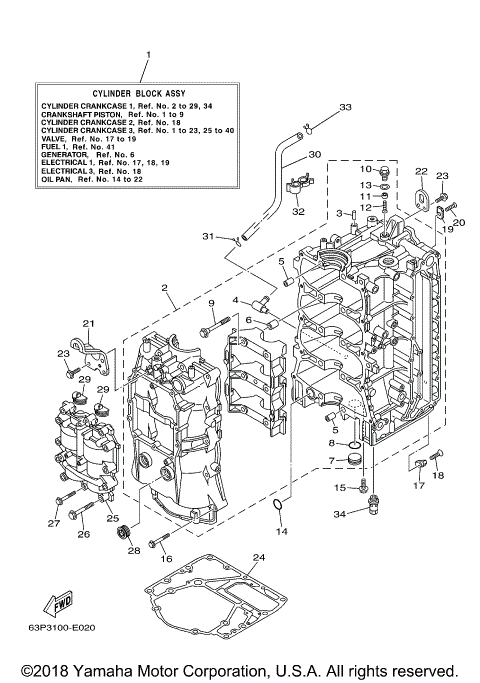 CYLINDER CRANKCASE 1
