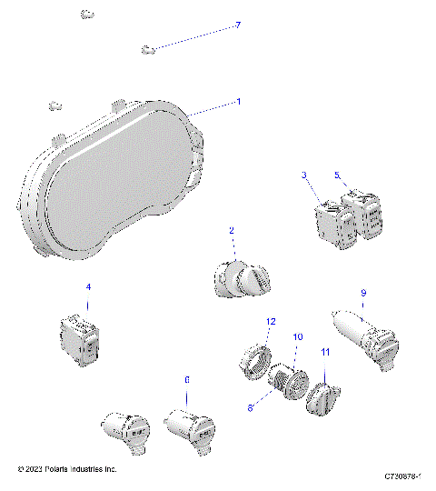 ELECTRICAL, DASH INSTRUMENTS - R24RSE99AJ/BJ/AK/BK/AZ/BZ/A9/B9 (C730878-1)