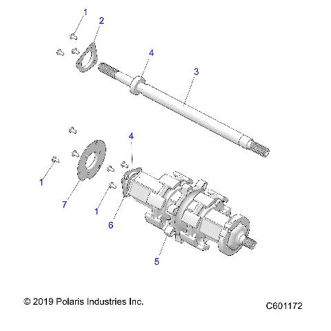 DRIVE TRAIN, JACKSHAFT and DRIVESHAFT - S21EFK8R/EFM8R ALL OPTIONS (C601172)