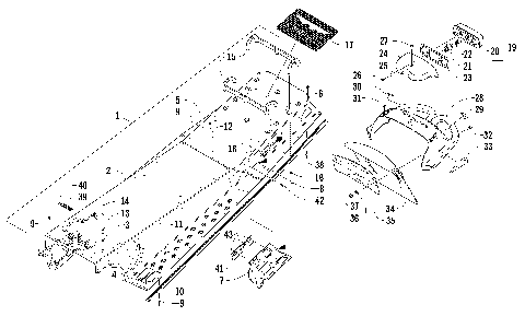 TUNNEL, REAR BUMPER, AND TAILLIGHT ASSEMBLY [86880]