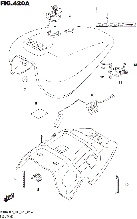 FUEL TANK (VZR1800L8 E28)