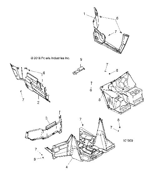 BODY, FLOOR AND ROCKER PANELS - A17DAE57AM (101009)