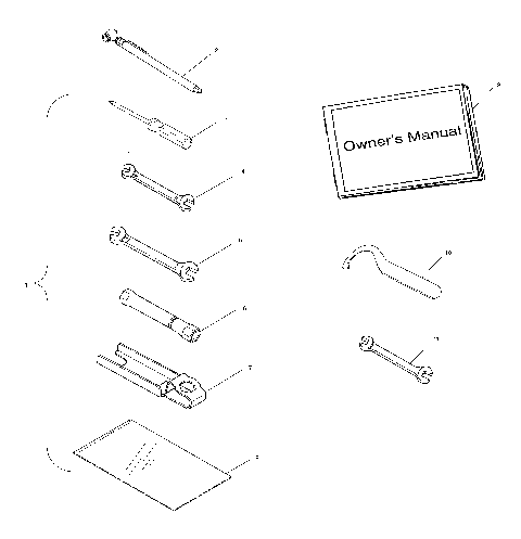 TOOL KIT - A10RD50AA (4970977097E01)