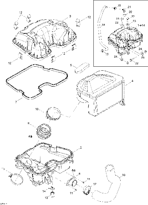 02- Air Intake Silencer