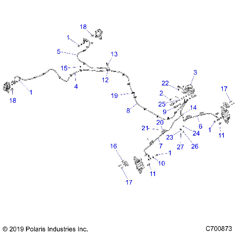 BRAKES, BRAKE LINES AND MASTER CYLINDER - R21RRS99C9/CK/CP/F9/FP/E9/EK/EP (C700873)