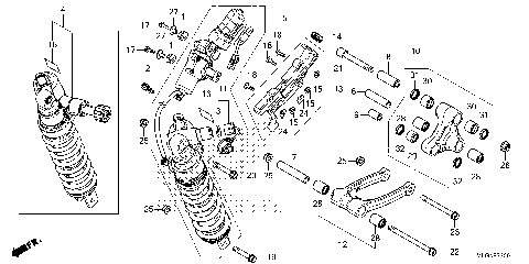 REAR SHOCK ABSORBER