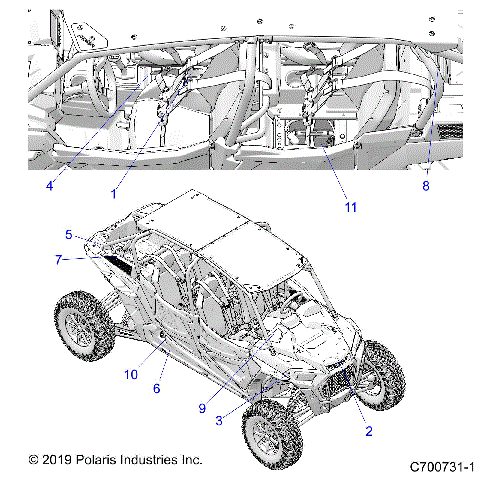 BODY, DECALS COMMON - Z20P4E92AC/BC/F92AC (C700731-1)