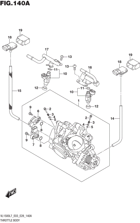 THROTTLE BODY (VL1500BL7 E03)