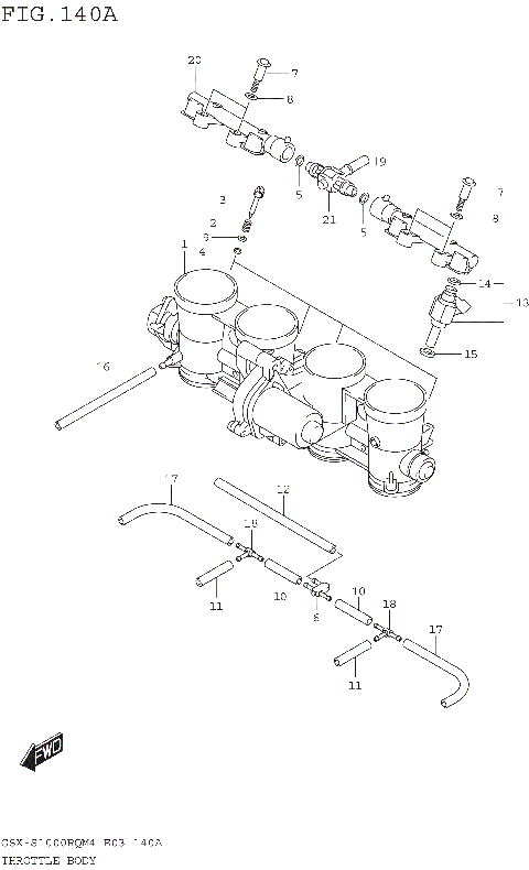 THROTTLE BODY (GSX-S1000RQM4 E03)