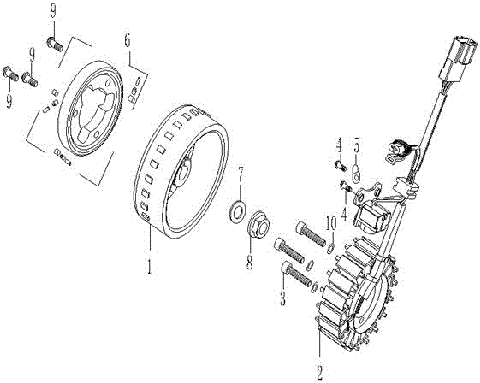 MAGNETO STATOR ASSY.