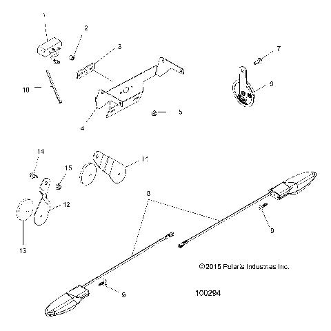 ELECTRICAL, TURN SIGNALS and HORN - A16SUC57C1 (100294)