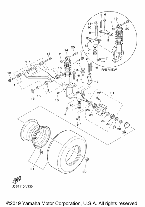 FRONT SUSPENSION WHEEL
