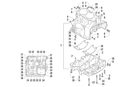 CRANKCASE ASSEMBLY