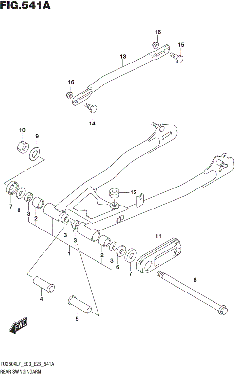 REAR SWINGINGARM