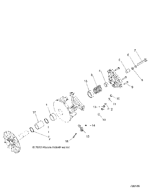 DRIVE TRAIN, PRIMARY CLUTCH - R16RMA32A1/A2 (700186)