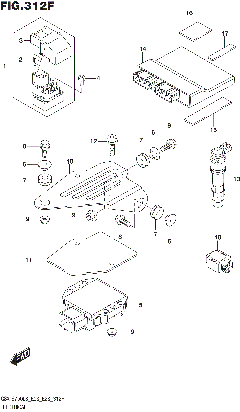 ELECTRICAL (GSX-S750AL8 E33)
