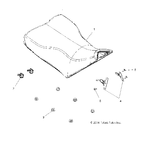 BODY, SEAT, OPERATOR - A26SYE85AL (49ATVSEAT15850TRG)