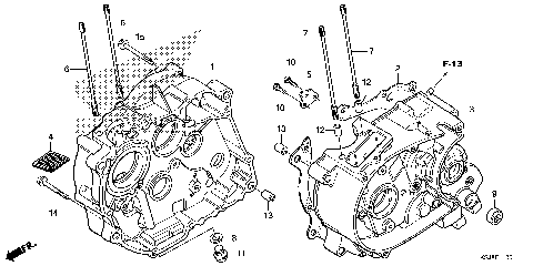 CRANKCASE (CRF80F)