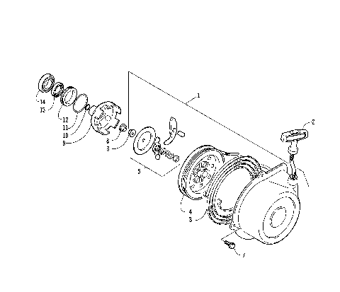 RECOIL STARTER ASSEMBLY [89200]