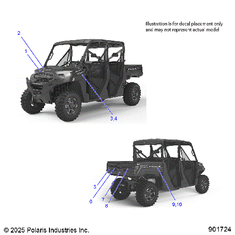BODY, DECALS, GRAPHIC - R26RSF99AL (901724)