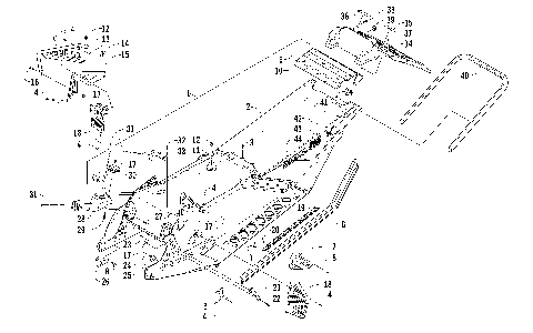 CHASSIS, REAR BUMPER, AND SNOWFLAP ASSEMBLY [94074]