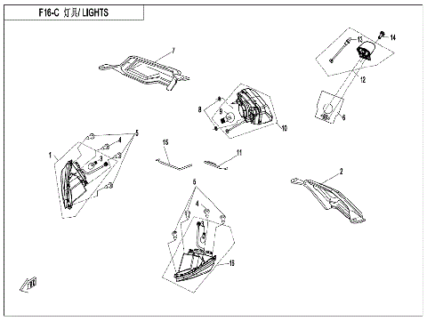 LIGHTS (NA, WITHOUT TURN LIGHT)