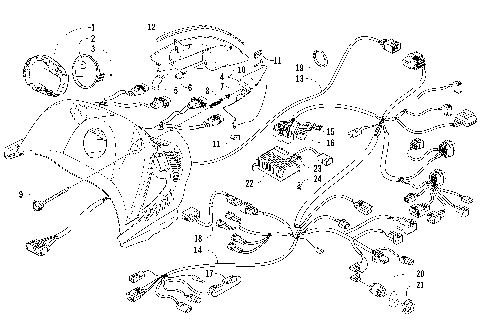 HEADLIGHT, INSTRUMENTS, AND WIRING ASSEMBLIES [88379]