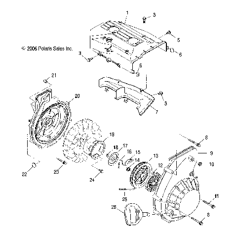 ENGINE, BLOWER HOUSING and RECOIL STARTER - S12PT5BSL/BEL (49SNOWBLOWER08TRLRMK)