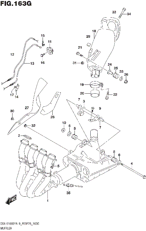 MUFFLER (GSX-S1000FZAL9 E03)