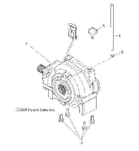 DRIVE TRAIN, FRONT GEARCASE - R10VH76AB/AO/AQ/AW (49RGRGEARCASEMTG10RZRS)