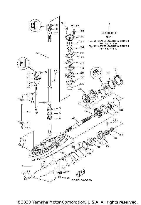 LOWER CASING DRIVE 1