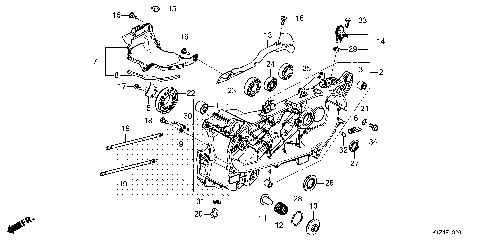 LEFT CRANKCASE