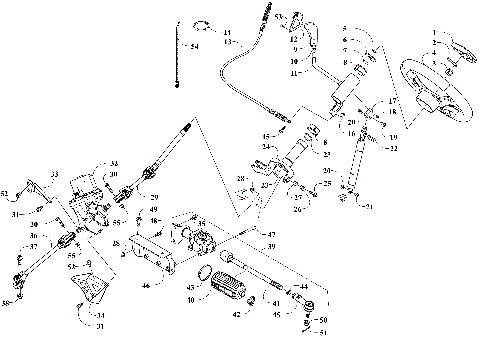 STEERING AND SHIFT ASSEMBLY [305739]