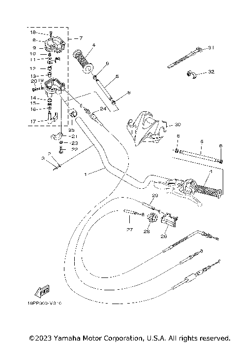 STEERING HANDLE & CABLE