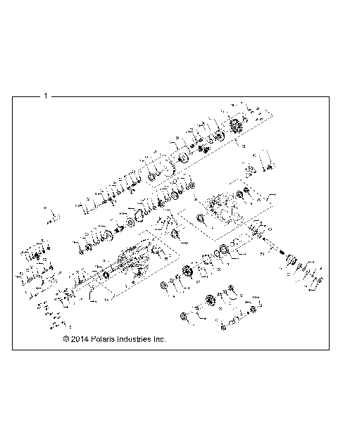 DRIVE TRAIN, MAIN GEARCASE - R15RMH57AR (49RGRGEARCASE1333418)