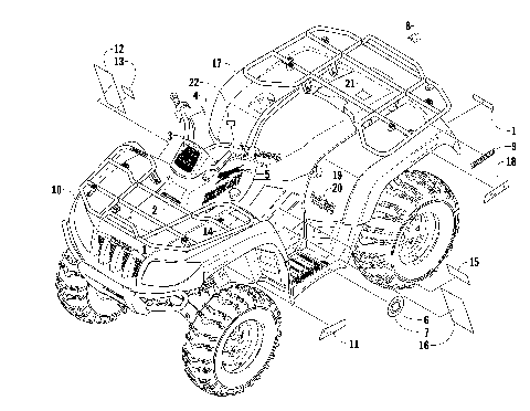 BODY PANELS AND DECALS [87388]