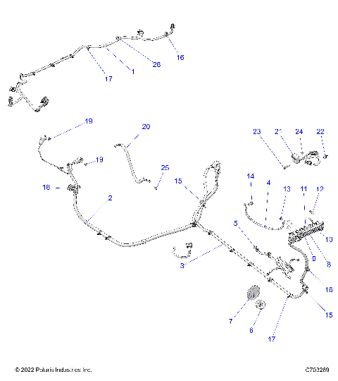 ELECTRICAL, WIRE HARNESS, PERIPHERAL - Z23RMD2KAK/AJ/BK/BJ (C703269)