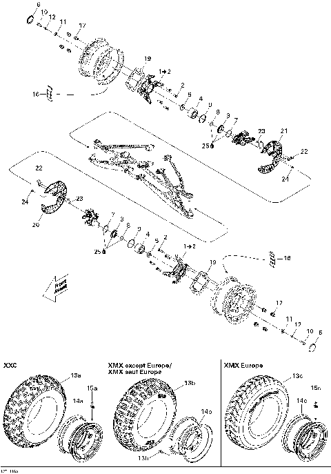 07- Drive System, Front Xmx Europe