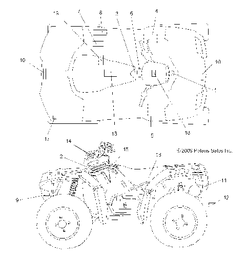 BODY, DECALS - A10ZN55AL/AQ/AX (49ATVDECAL10SPXP550)