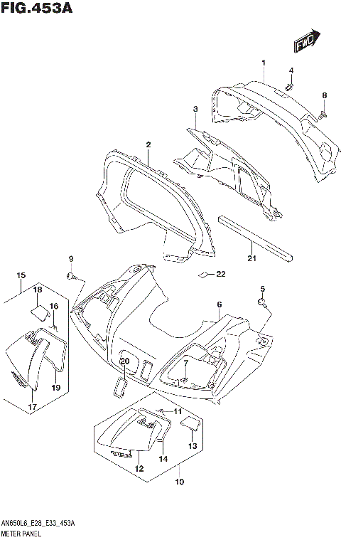 METER PANEL (AN650L6 E33)