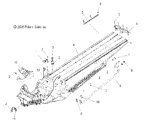 CHASSIS, ASM. - S09PL8ES/EE (49SNOWCHASSIS09ASLT)