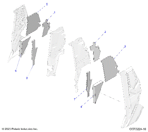 BODY, PILLAR FOAM AND LINERS