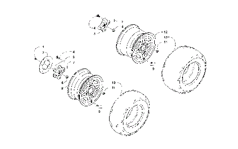 WHEEL AND TIRE ASSEMBLY [300649]