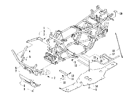 FRAME AND RELATED PARTS [89454]