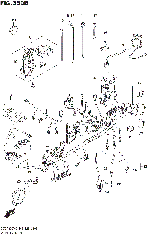 WIRING HARNESS (E33)