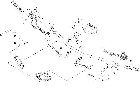 HANDLEBAR AND CONTROLS [110391]
