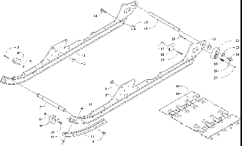 SLIDE RAIL AND TRACK ASSEMBLY [107568]