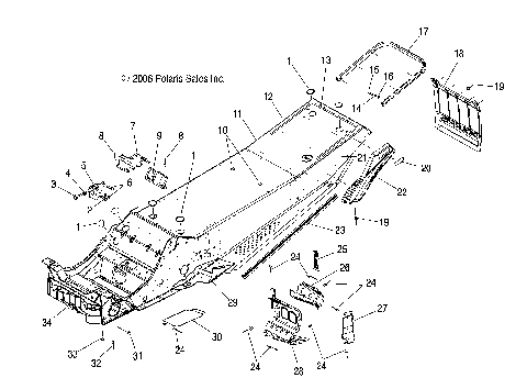 CHASSIS - S07ND5BS (49SNOWCHASSIS550)