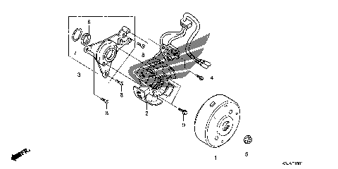 ALTERNATOR (CRF100F)