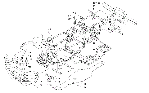 FRAME AND RELATED PARTS [95769]